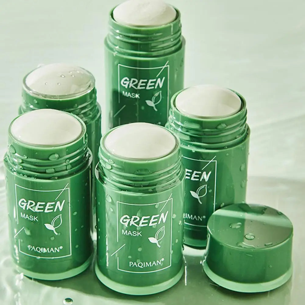 Green Tea Glow: Deep Cleansing Stick Mask for Radiant Skin